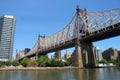 The Queensboro Bridge in New York Royalty Free Stock Photo